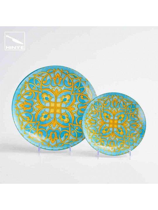 Hinye-Bohemian Moonlight Plate Ceramic Dinnerware