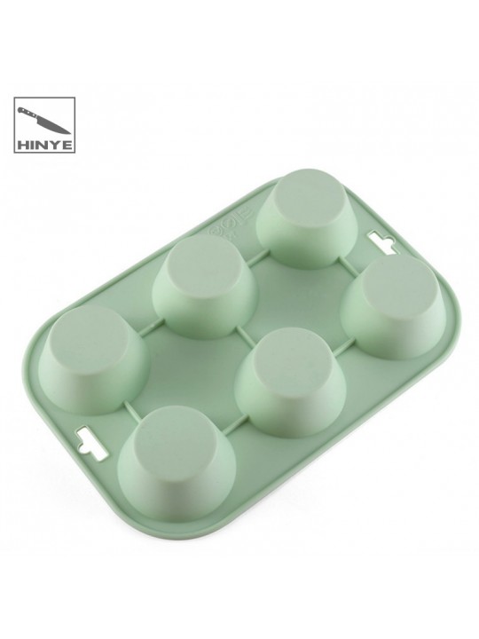 Hinye-DIY Cake Molds High-Temperature Resistant Oven Pumpkin/Six-Hole 